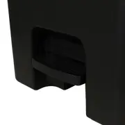LIXEIRA COM PEDAL 12 L TRIUM - PRETO - Foto 6