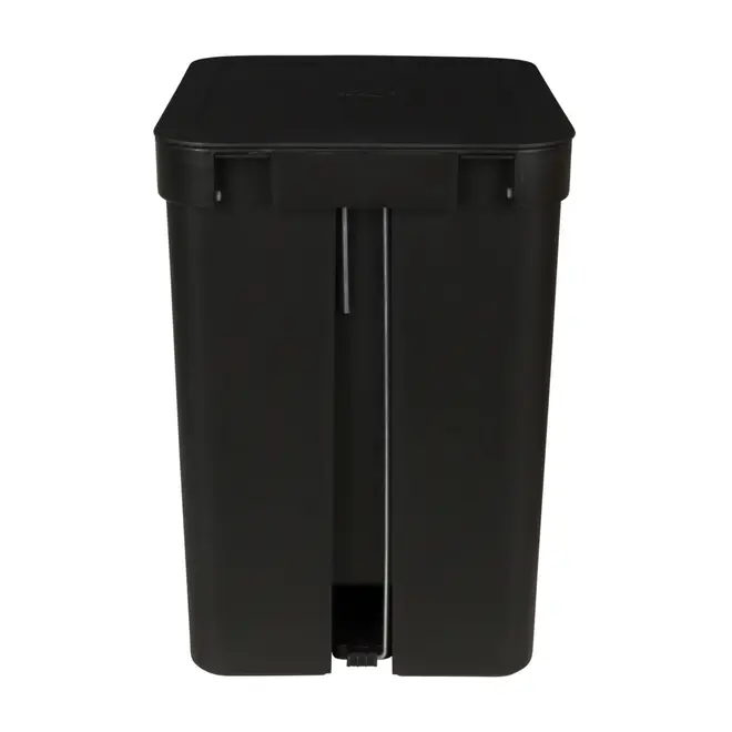 LIXEIRA COM PEDAL 12 L TRIUM - PRETO - Foto 7