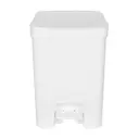 BRANCO - LIXEIRA COM PEDAL 12 L TRIUM