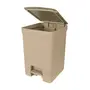 LIXEIRA COM PEDAL 12 L TRIUM - CAMELO - Foto 2