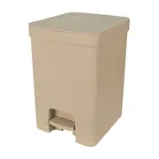 LIXEIRA COM PEDAL 12 L TRIUM - CAMELO - Foto 3