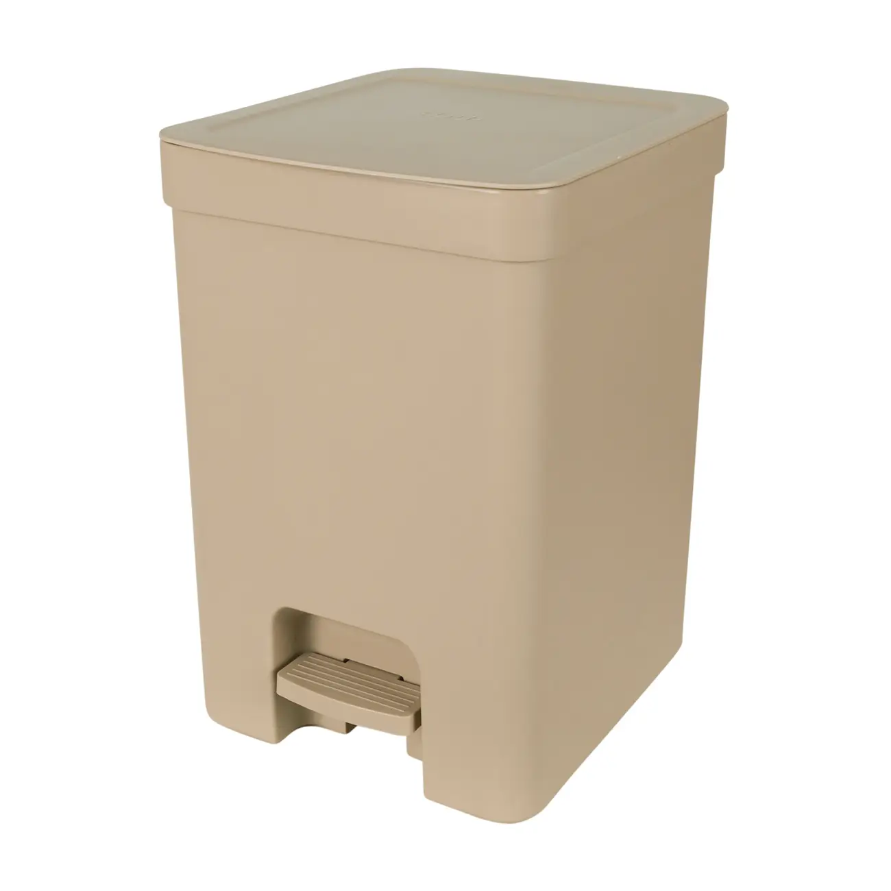 LIXEIRA COM PEDAL 12 L TRIUM - CAMELO - Foto 3