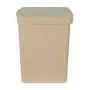 LIXEIRA COM PEDAL 12 L TRIUM - CAMELO - Foto 4