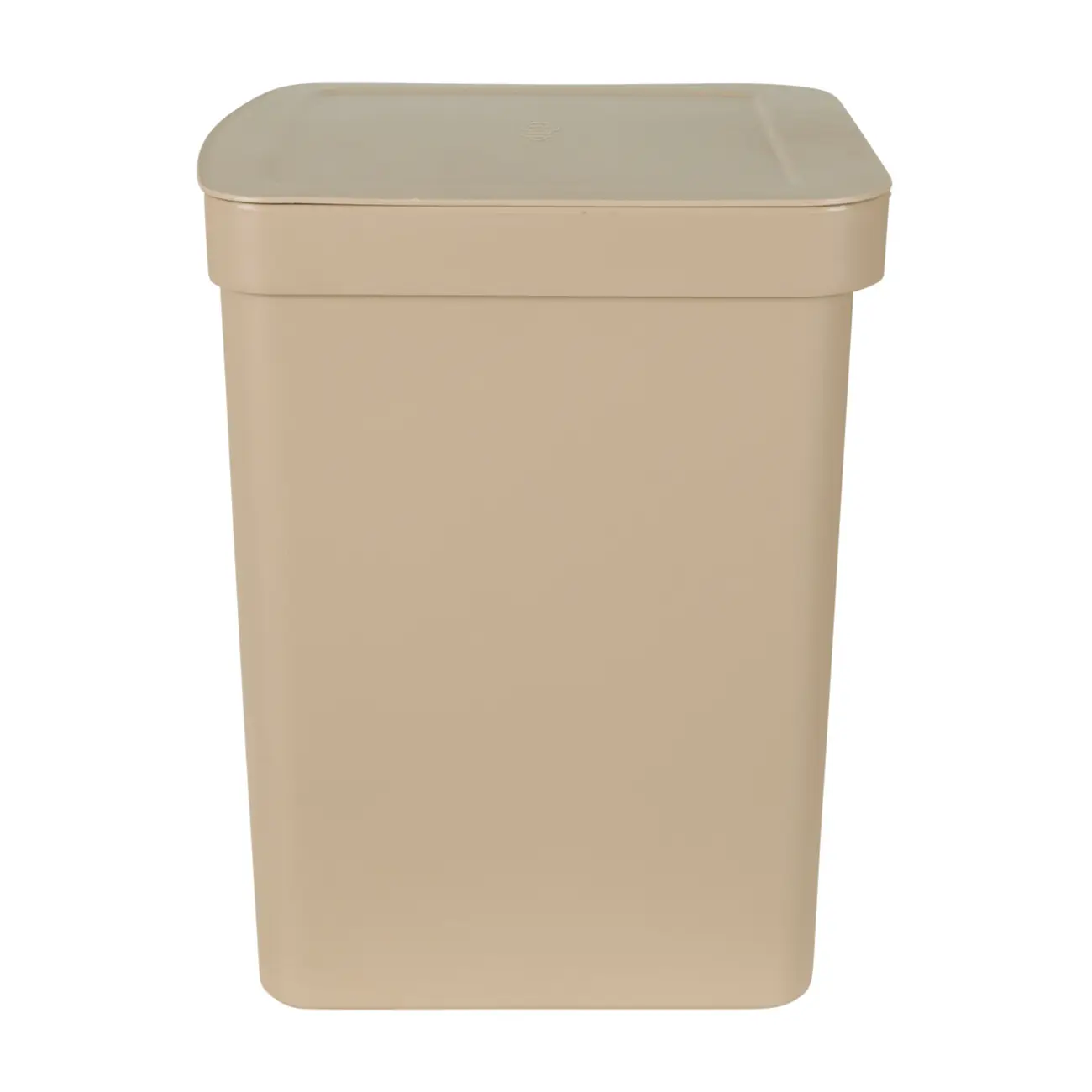 LIXEIRA COM PEDAL 12 L TRIUM - CAMELO - Foto 4