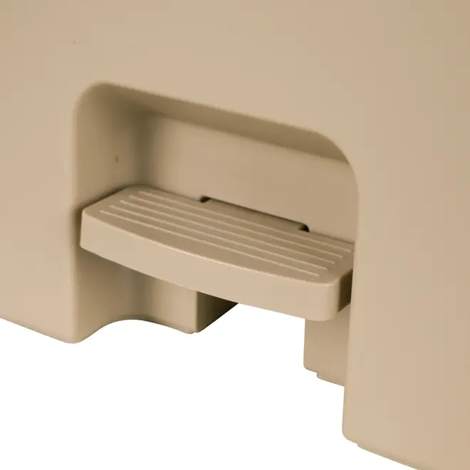 LIXEIRA COM PEDAL 12 L TRIUM - CAMELO - Foto 6