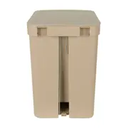LIXEIRA COM PEDAL 12 L TRIUM - CAMELO - Foto 7
