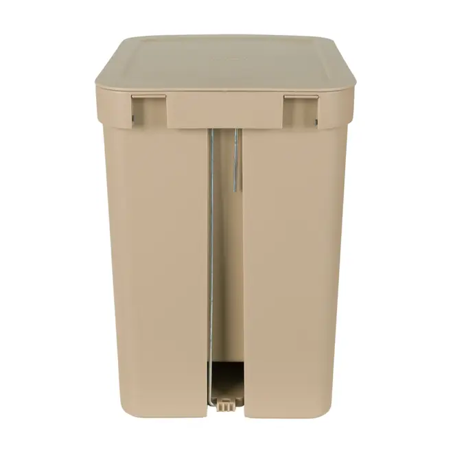 LIXEIRA COM PEDAL 12 L TRIUM - CAMELO - Foto 7