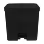 LIXEIRA COM PEDAL 20 L TRIUM - PRETO - Foto 1
