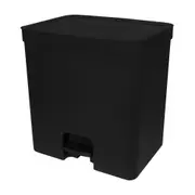 LIXEIRA COM PEDAL 20 L TRIUM - PRETO - Foto 3
