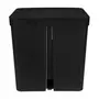 LIXEIRA COM PEDAL 20 L TRIUM - PRETO - Foto 7