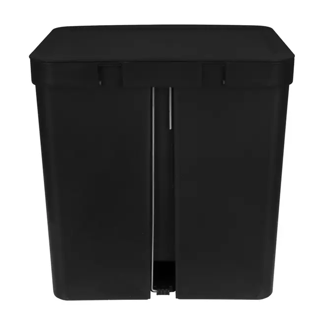 LIXEIRA COM PEDAL 20 L TRIUM - PRETO - Foto 7