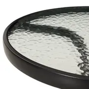 MESA LATERAL REDONDA 52 CM SUN - PRETO/INCOLOR - Foto 3