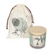 VELA PERFUMADA POTE PALO SANTO DELINEAR - OFF WHITE/ MULTICOR - Foto 1