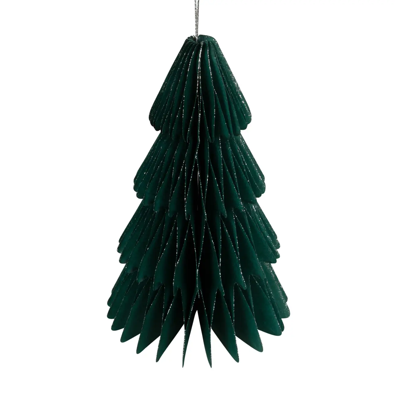 ADORNO ÁRVORE DE NATAL ALLURE FOLDING 15 CM - MALAQUITA - Foto 2