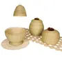 CESTO COM TAMPA 30 CM X 27 CM X 27 CM BURITI - FIBRA CLARA/TERRACOTA - Foto 6