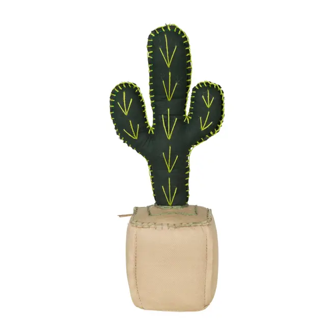 PESO PARA PORTA 25 CM X 8 CM MANDACARU - VERDE ESCURO/CAQUI - Foto 1