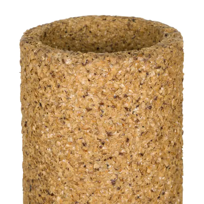 VASO DECORATIVO 31 CM PALHA CAFÉ - FIBRA CLARA - Foto 2
