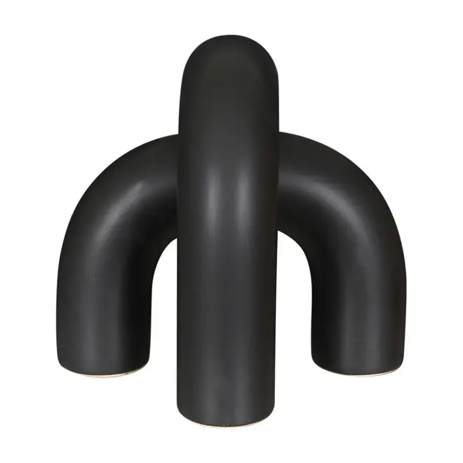 ADORNO MESA 15 CM ARC DOMUS - PRETO - Foto 1