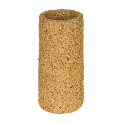 VASO DECORATIVO 20 CM PALHA CAFÉ