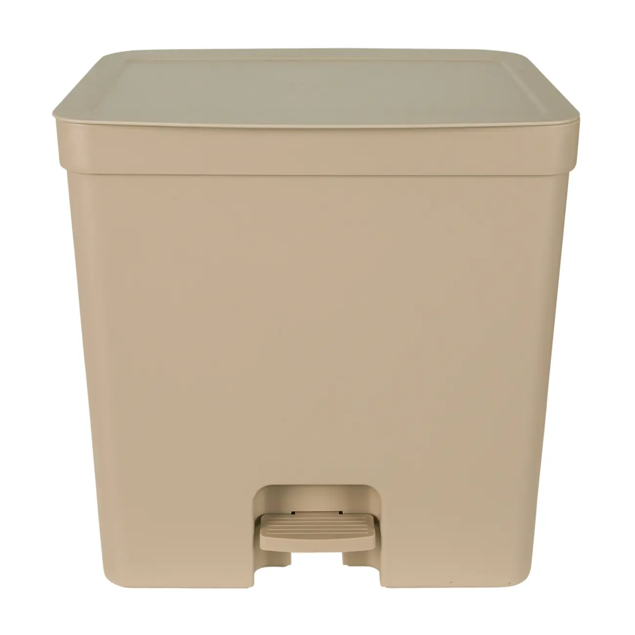 LIXEIRA COM PEDAL 20 L TRIUM - CAMELO - Foto 1