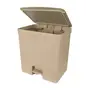 LIXEIRA COM PEDAL 20 L TRIUM - CAMELO - Foto 2