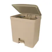 LIXEIRA COM PEDAL 20 L TRIUM - CAMELO - Foto 2