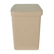 LIXEIRA COM PEDAL 20 L TRIUM - CAMELO - Foto 4