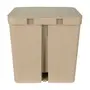 LIXEIRA COM PEDAL 20 L TRIUM - CAMELO - Foto 7