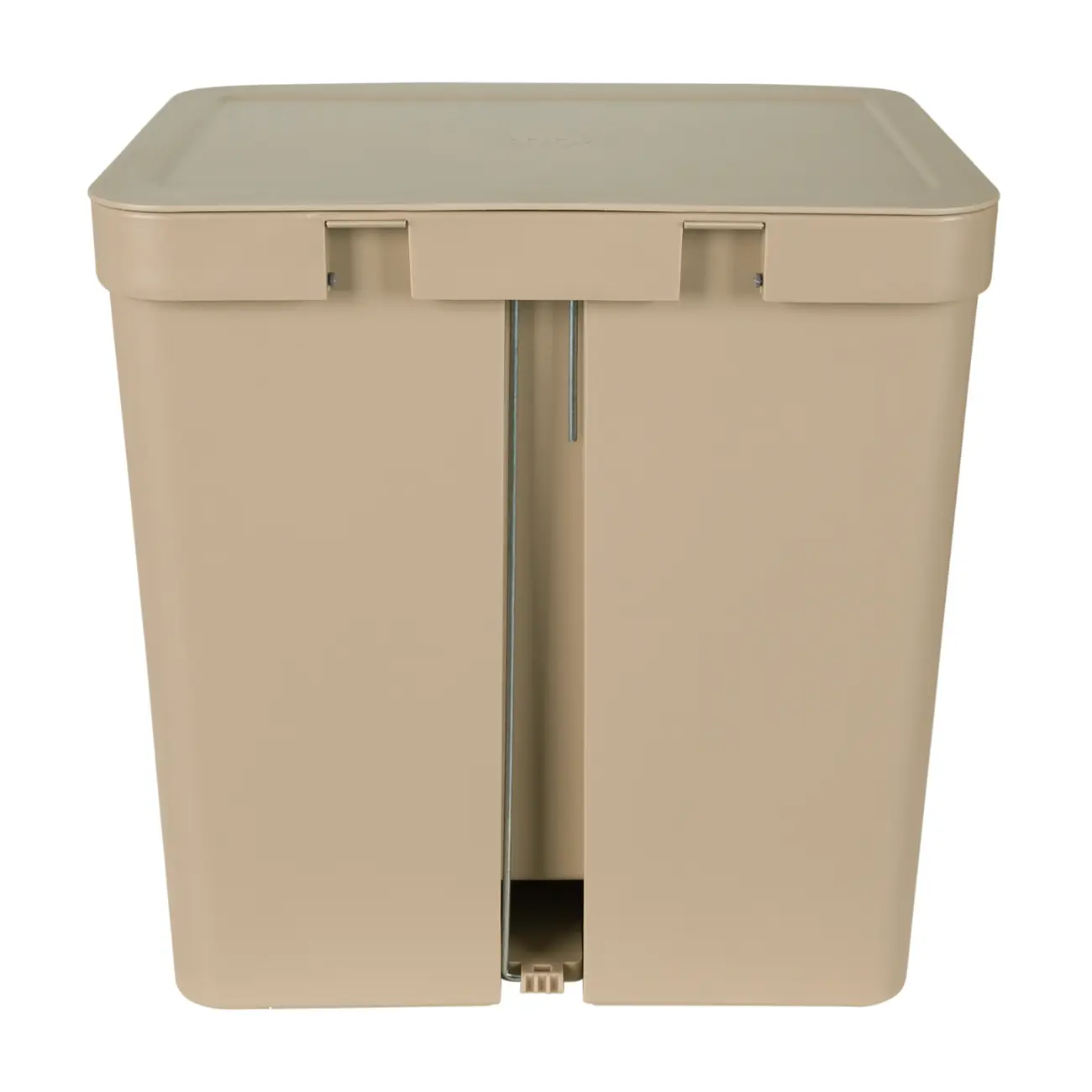 LIXEIRA COM PEDAL 20 L TRIUM - CAMELO - Foto 7