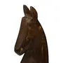 ADORNO MESA CAVALO 22 CM XEQUE-MATE - ENCERADO CASTANHO - Foto 5