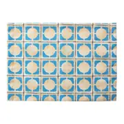 LUGAR AMERICANO 36 CM X 50 CM SAUDADE TROPICAL AZULEJOS - AZUL HISTÓRICO/MULTICOR - Foto 1