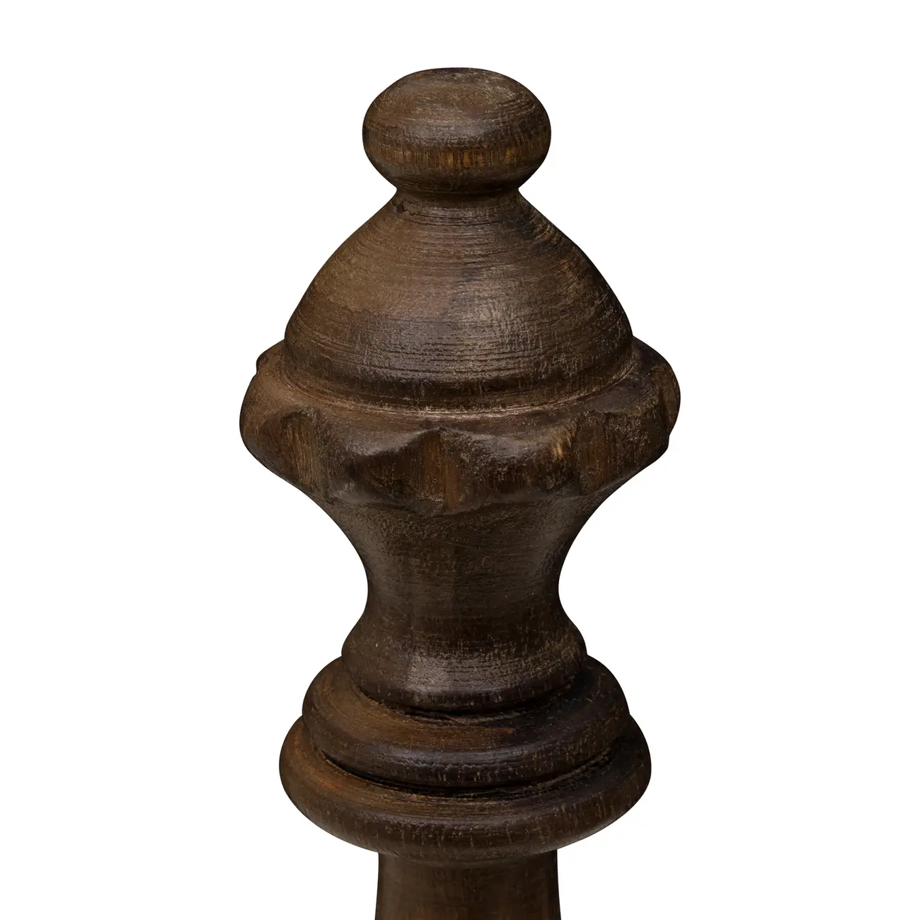 ADORNO MESA RAINHA 22 CM XEQUE-MATE - ENCERADO CASTANHO - Foto 2
