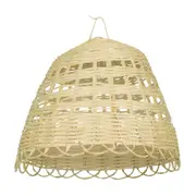CÚPULA DE TETO 25 CM X 22 CM BURITI - FIBRA CLARA - Foto 1