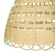 CÚPULA DE TETO 25 CM X 22 CM BURITI - FIBRA CLARA - Foto 2