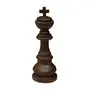 ADORNO MESA REI 22 CM XEQUE-MATE - ENCERADO CASTANHO - Foto 1
