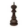 ADORNO MESA REI 22 CM XEQUE-MATE - ENCERADO CASTANHO - Foto 3