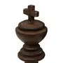 ADORNO MESA REI 22 CM XEQUE-MATE - ENCERADO CASTANHO - Foto 4