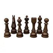 ADORNO MESA REI 22 CM XEQUE-MATE - ENCERADO CASTANHO - Foto 5
