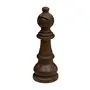 ADORNO BISPO 22 CM XEQUE-MATE - ENCERADO CASTANHO - Foto 2