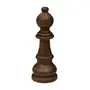 ADORNO BISPO 22 CM XEQUE-MATE - ENCERADO CASTANHO - Foto 4