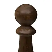 ADORNO PEÃO 22 CM XEQUE-MATE - ENCERADO CASTANHO - Foto 2