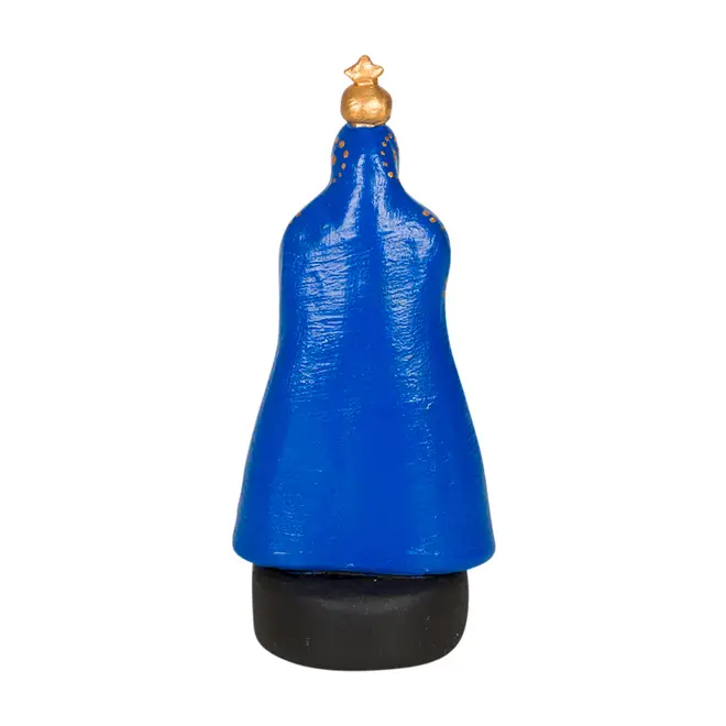 ADORNO MESA 7 CM NOSSA SENHORA APARECIDA - BRANCO/MULTICOR - Foto 4