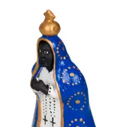 ADORNO MESA 7 CM NOSSA SENHORA APARECIDA - BRANCO/MULTICOR - Foto 5