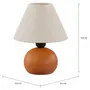 LUMINÁRIA DE MESA MINI LUCE POTE - NOZES/NATURAL - Foto 2