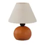 LUMINÁRIA DE MESA MINI LUCE POTE - NOZES/NATURAL - Foto 1