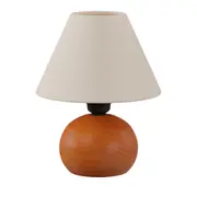 LUMINÁRIA DE MESA MINI LUCE POTE - NOZES/NATURAL - Foto 1