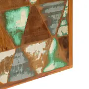 QUADRO 39 CM X 39 CM XILO TRIÂNGULOS - MULTICOR - Foto 3