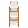ESTANTE 1,61 M X 78 CM SKADA - NOZES/BRANCO - Foto 3