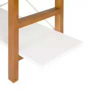 ESTANTE/DIVISÓRIA 1,05 M X 1,88 M SKADA - NOZES/BRANCO - Foto 7