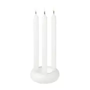 CANDELABRO PARA 3 VELAS DONUT - BRANCO - Foto 2